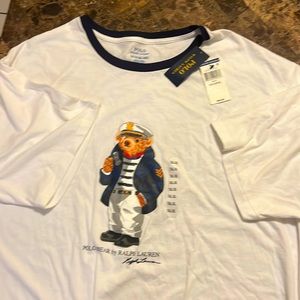 Polo Ralph Lauren white T-shirt brand new size 3 XL